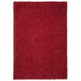 thumbnail image 1 of SAFAVIEH August Sophia Solid Shag Area Rug, Red, 4' x 6', 1 of 8