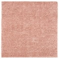 thumbnail image 1 of SAFAVIEH August Sophia Solid Shag Area Rug, Rose, 6'7" x 6'7" Square, 1 of 5