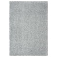 thumbnail image 1 of SAFAVIEH August Sophia Solid Shag Area Rug, Silver, 10' x 14', 1 of 7