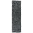 thumbnail image 1 of SAFAVIEH August Sophia Solid Shag Runner Rug, Charcoal, 2' x 7', 1 of 8