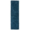 thumbnail image 1 of SAFAVIEH August Sophia Solid Shag Runner Rug, Navy, 2' x 5', 1 of 7