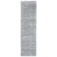 thumbnail image 1 of SAFAVIEH August Sophia Solid Shag Runner Rug, Silver, 2' x 5', 1 of 7
