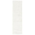 thumbnail image 1 of SAFAVIEH August Sophia Solid Shag Runner Rug, White, 2' x 5', 1 of 7