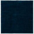 thumbnail image 1 of SAFAVIEH August Yasim Solid Shag Area Rug, Navy, 5' x 5' Square, 1 of 8