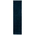 thumbnail image 1 of SAFAVIEH August Yasim Solid Shag Runner Rug, Navy, 2' x 6', 1 of 8