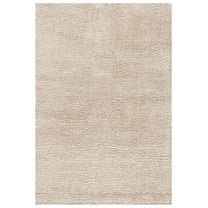 SAFAVIEH August Yvonne Solid Shag Area Rug, Beige, 8' x 10'