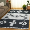 thumbnail image 1 of SAFAVIEH Augustine Bradford Geometric Area Rug, Black/Light Gray, 6'4" x 6'4" Square, 1 of 10