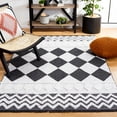 thumbnail image 1 of SAFAVIEH Augustine Comgan Geometric Area Rug, Ivory/Black, 8' x 10', 1 of 11