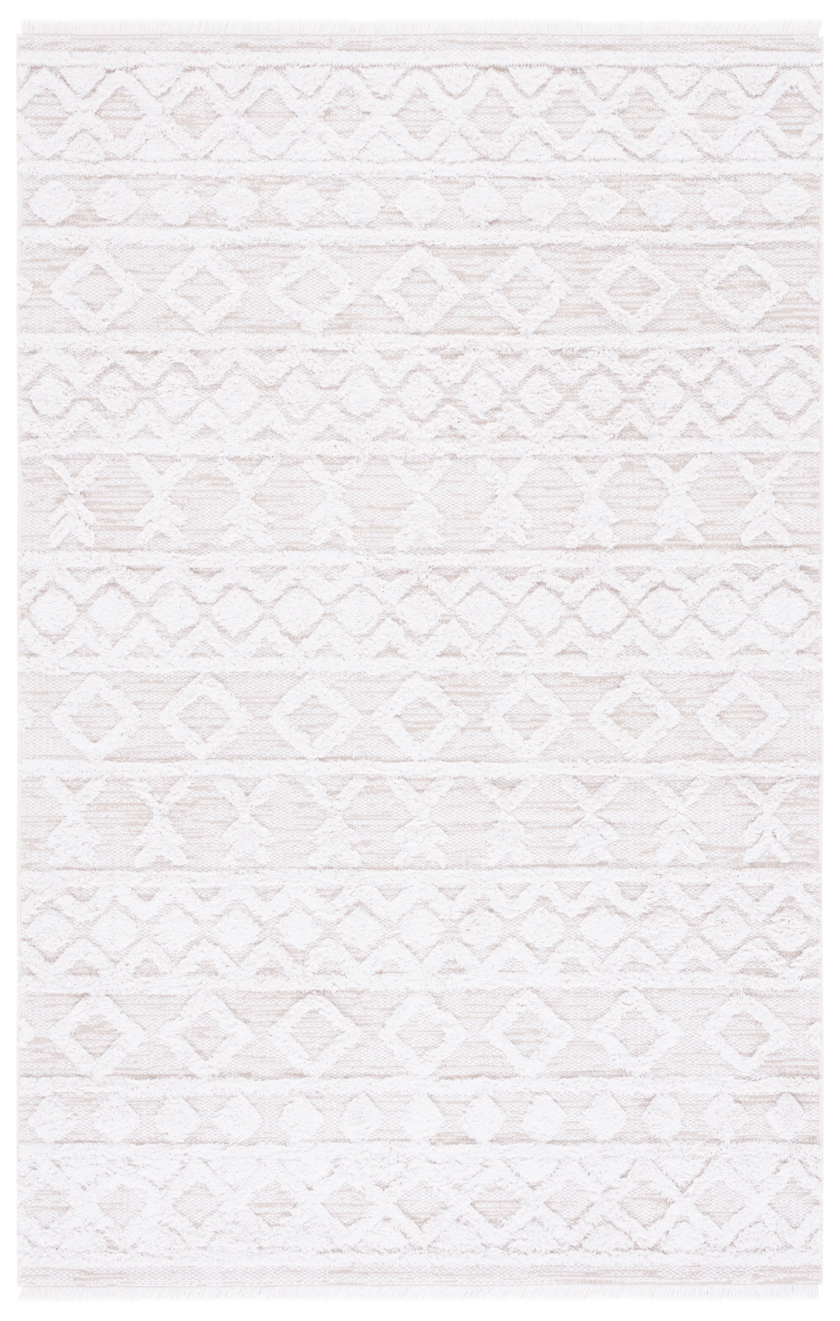SAFAVIEH Augustine Cromwell Geometric Area Rug, Ivory, 6'4" x 9'6"