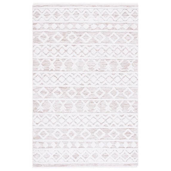 SAFAVIEH Augustine Cromwell Geometric Area Rug, Ivory/Beige, 8' x 10'