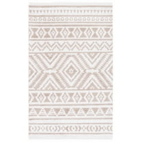 SAFAVIEH Augustine Emmett Geometric Area Rug, Beige/Ivory, 5' x 7'7"