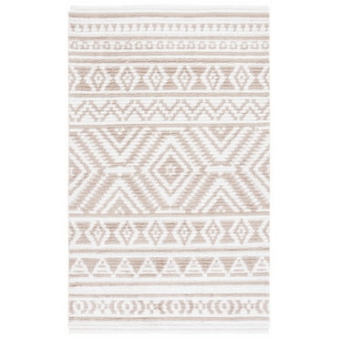 SAFAVIEH Augustine Emmett Geometric Area Rug, Beige/Ivory, 5' x 7'7"