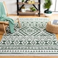 thumbnail image 1 of SAFAVIEH Augustine Emmett Geometric Area Rug, Green/Ivory, 6'4" x 9'6", 1 of 11
