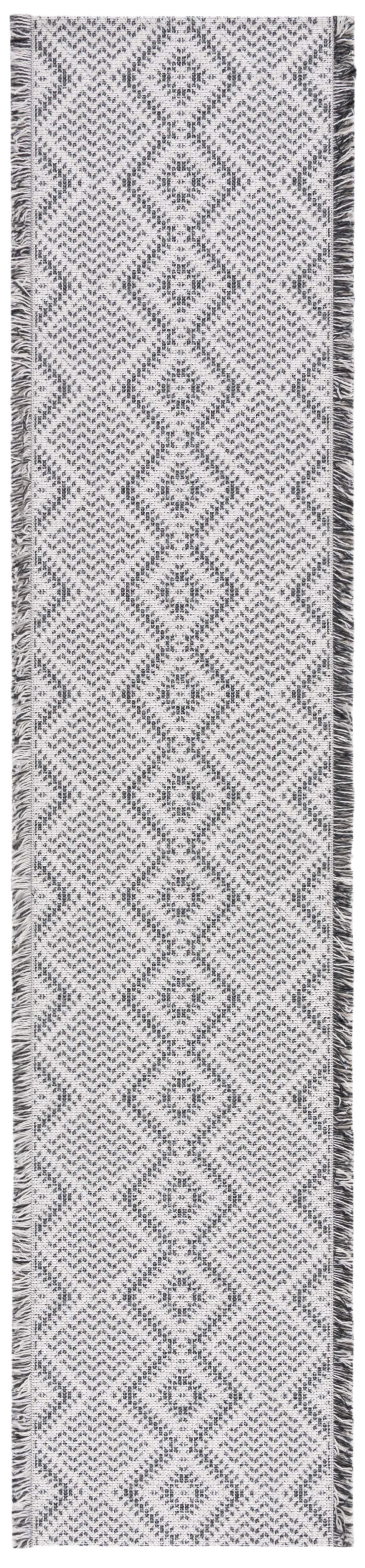 Augustine Ivory Boho-Mod Flat Woven Synthetic Area Rug