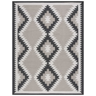 SAFAVIEH Augustine Iacopo Geometric Area Rug, Beige/Black, 8' x 10'