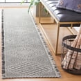 thumbnail image 1 of SAFAVIEH Augustine Kaiden Geometric Runner Rug, Ivory/Black, 2' x 9', 1 of 11