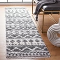 thumbnail image 1 of SAFAVIEH Augustine Kalina Geometric Runner Rug, Ivory/Gray, 2' x 9', 1 of 11