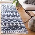 thumbnail image 1 of SAFAVIEH Augustine Kalina Geometric Runner Rug, Navy/Ivory, 2' x 9', 1 of 11