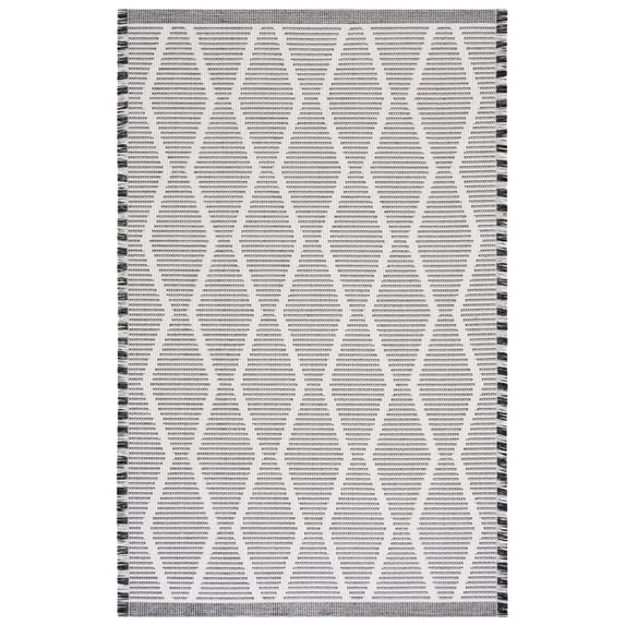 SAFAVIEH Augustine Kelleigh Geometric Area Rug, Ivory/Black, 9' x 12'