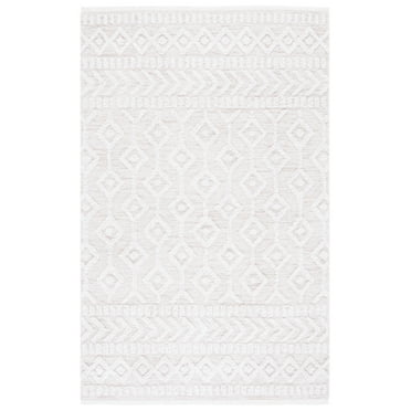 SAFAVIEH Augustine Laura Geometric Area Rug, Ivory/Beige, 5' x 7'7"
