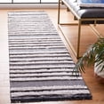 thumbnail image 1 of SAFAVIEH Augustine Maggie Striped Runner Rug, Black/Ivory, 2' x 9', 1 of 11