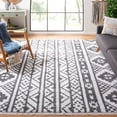 thumbnail image 1 of SAFAVIEH Augustine Norman Geometric Area Rug, Gray/Ivory, 6'4" x 6'4" Square, 1 of 11