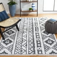 thumbnail image 1 of SAFAVIEH Augustine Norman Geometric Area Rug, Gray/Ivory, 6'4" x 9'6", 1 of 11