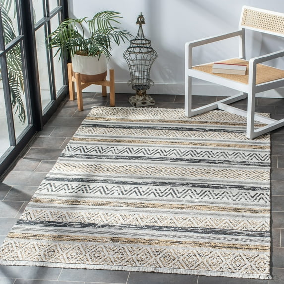 Safavieh Augustine Peyton Geometric Area Rug, Ivory/Taupe, 8' x 10'