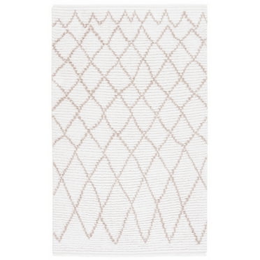 SAFAVIEH Augustine Ramona Trellis Area Rug, Ivory/Beige, 5' x 7'7"