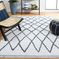 thumbnail image 1 of SAFAVIEH Augustine Ramona Trellis Area Rug, Ivory/Navy, 6'4" x 9'6", 1 of 11