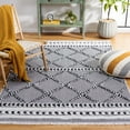 thumbnail image 1 of SAFAVIEH Augustine Reannon Geometric Area Rug, Black/Ivory, 6'4" x 6'4" Square, 1 of 11