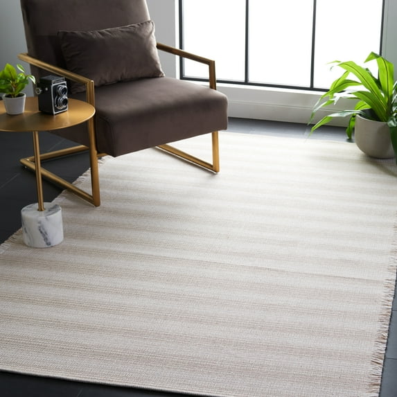 SAFAVIEH Augustine Thornton Striped Area Rug, Ivory/Beige, 4' x 6'