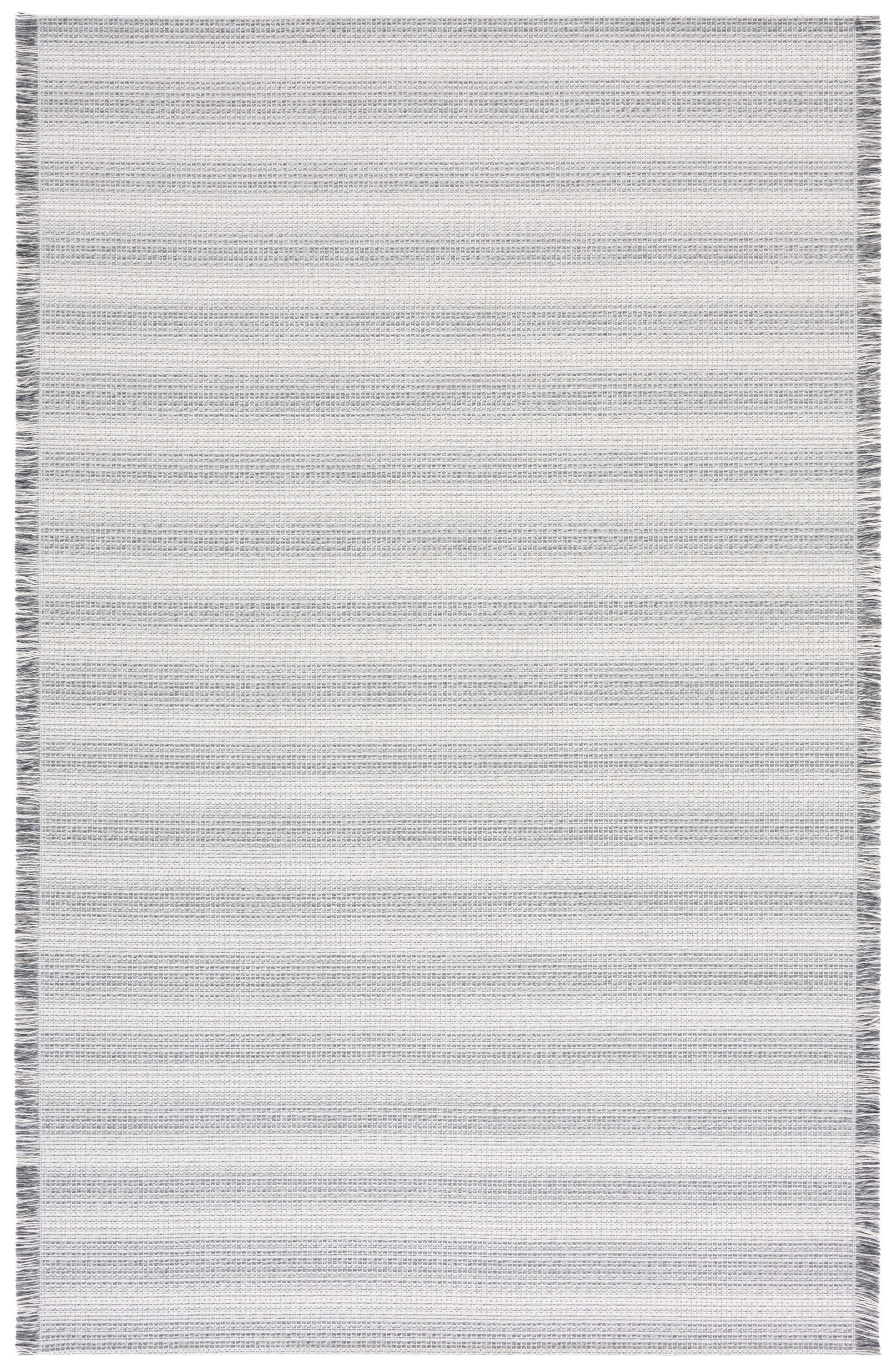 Augustine Ivory/Dark Grey Synthetic Boho-Mod 4'x6' Area Rug