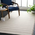 thumbnail image 1 of SAFAVIEH Augustine Thornton Striped Area Rug, Ivory/Taupe, 6'4" x 6'4" Square, 1 of 11