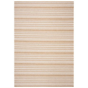 SAFAVIEH Augustine Topher Striped Area Rug, Taupe/Beige, 5' x 7'