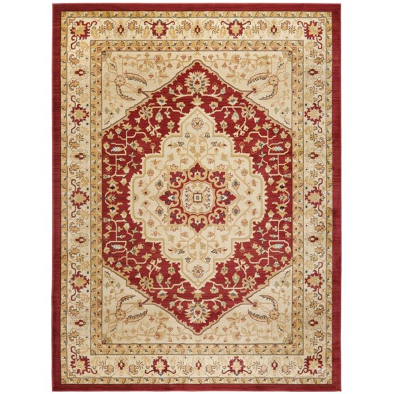 SAFAVIEH Austin Collection AUS1580-4011 Red / Creme Rug