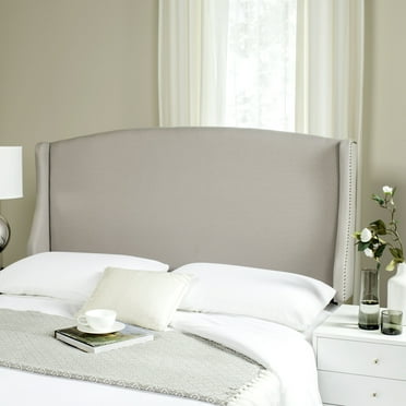 SAFAVIEH Austin Modern Winged Upholstered Headboard, Queen, Taupe
