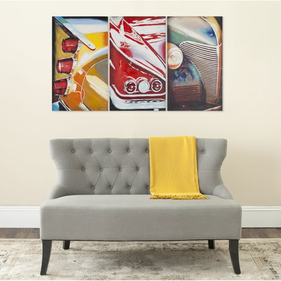 SAFAVIEH Auto Legends Triptych Wall Art 18" x 30"