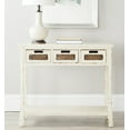 thumbnail image 1 of SAFAVIEH Autumn Country Rustic 3 Drawer Storage Console, Vintage Cream, 1 of 5