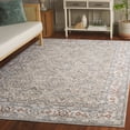 thumbnail image 1 of SAFAVIEH Avalon Jillian Floral Polyester Area Rug, Gray/Light Blue, 4' x 6', 1 of 8