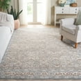 thumbnail image 1 of SAFAVIEH Avalon Jillian Floral Polyester Area Rug, Gray/Light Blue, 6'7" x 6'7" Square, 1 of 11