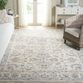 thumbnail image 1 of SAFAVIEH Avalon Malandra Floral Polyester Area Rug, Ivory/Blue Gold, 9' x 12', 1 of 8
