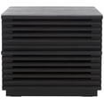 thumbnail image 1 of SAFAVIEH Averi Modern 2 Drawer Nightstand,Black, 1 of 1