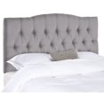 thumbnail image 1 of SAFAVIEH Axel Modern Glam Tufted Headboard, Queen, Arctic Grey, 1 of 3