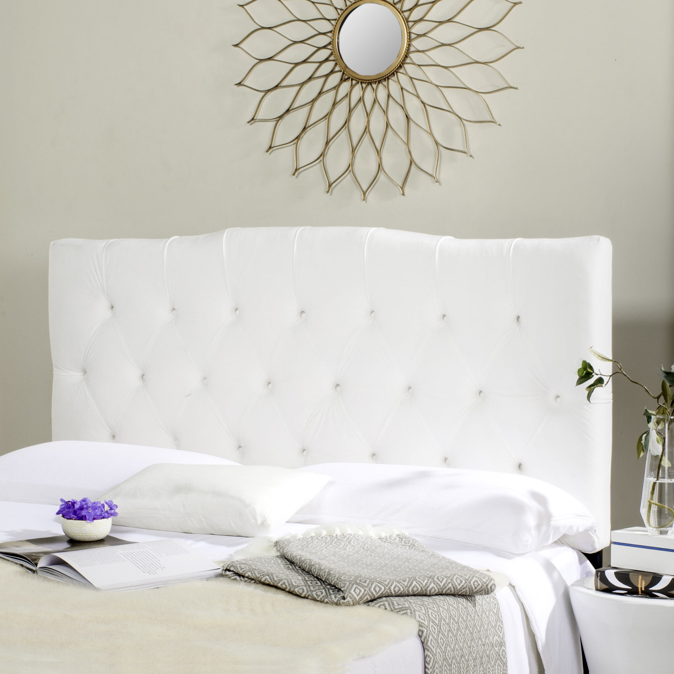 Glam headboard queen discount