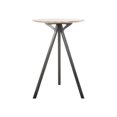 thumbnail image 1 of SAFAVIEH Axel Tripod Mid-Century Round Pub Table, Grey Wash/Black, 1 of 8