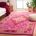 thumbnail image 1 of SAFAVIEH Bellagio Major Bordered Wool Area Rug, Red/Pink, 5' x 5' Square, 1 of 15