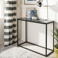 thumbnail image 1 of SAFAVIEH Baize Modern Contemporary Console Table, Black, 1 of 8
