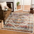 thumbnail image 1 of SAFAVIEH Baldwin Karissa Traditional Floral Area Rug, Ivory/Teal, 5'1" x 7'6", 1 of 5