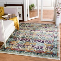 SAFAVIEH Baldwin Stanice Oriental Area Rug, Cream/Multi, 8' x 10'